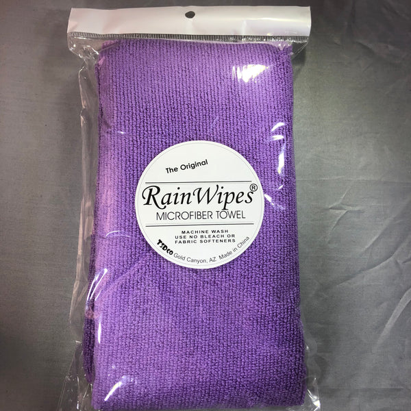 10413 RainWipes Microfiber Towels 24'' x 16'' Violet Individual