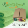 20616 RainWipes PetWipes 36'' x 24'' Green (50/Case)