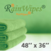 10619 RainWipes PetWipes 48'' x 36'' Green (Microfiber) Individual