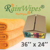 10614 RainWipes PetWipes 36'' x 24'' Orange (Microfiber) Individual