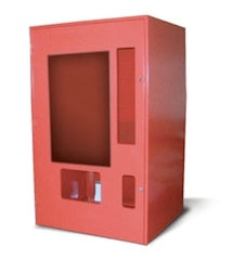 90102 Mega-Vendor Enclosure Powder Coat Red