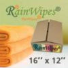 20600 RainWipes PetWipes 16'' x 12'' Orange (100/Case)